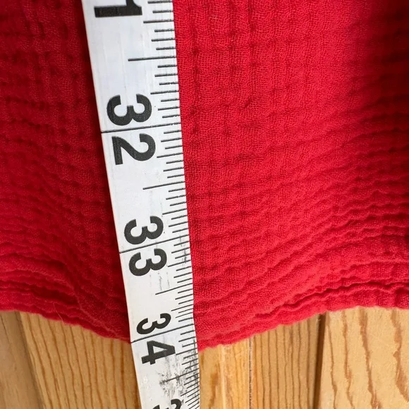 Rachel Zoe Coral-Red Tiered Maxi Skirt | Size Medium - Picture 7 of 7